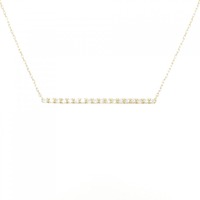 K18YG ダイヤモンド ネックレス 0.30CT