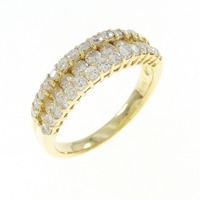 K18YG ダイヤモンド リング 1.03CT