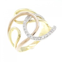 K18YG/PT/K18PG ダイヤモンド リング 0.25CT