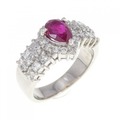 PT ルビー リング 0.86CT