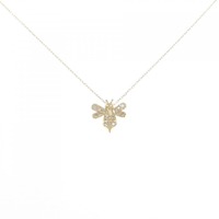 【新品】K18YG ビー ダイヤモンド ネックレス 0.09CT