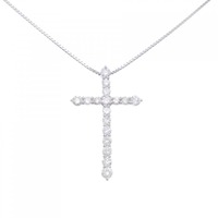 PT クロス ダイヤモンド ネックレス 2.01CT