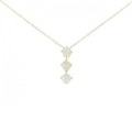 K18YG スリーストーン ダイヤモンド ネックレス 0.51CT