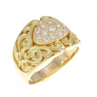 K18YG ダイヤモンド リング 0.31CT