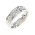 K18WG ダイヤモンド リング 0.10CT