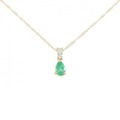 K18YG エメラルド ネックレス 0.47CT