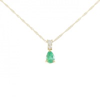 K18YG エメラルド ネックレス 0.47CT