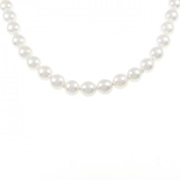 【新品】シルバークラスプ アコヤパール ネックレス 7.0-7.5mm
