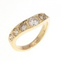K18YG ダイヤモンド リング 0.43CT