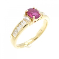 K18YG ルビー リング 0.50CT
