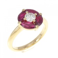 K18YG ルビー リング 1.08CT