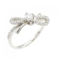 PT リボン ダイヤモンド リング 0.160CT