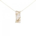 K18PG ダイヤモンド ネックレス 0.20CT