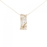 K18PG ダイヤモンド ネックレス 0.20CT