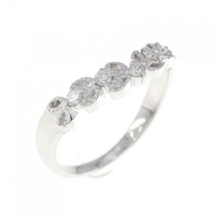 K18WG ダイヤモンド リング 0.10CT
