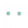 PT エメラルド ピアス 1.0CT