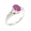 PT ルビー リング 0.84CT