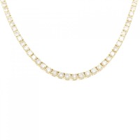 【新品】K18YG ダイヤモンド ネックレス 10.00CT