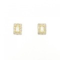 【新品】K18YG ダイヤモンド ピアス 0.48CT