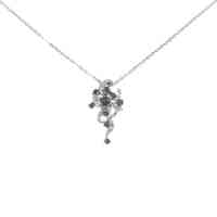 K10WG ダイヤモンド ネックレス 0.50CT