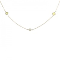 K18YG ダイヤモンド ネックレス 0.271CT