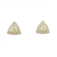 【新品】K18YG ダイヤモンド ピアス 0.49CT