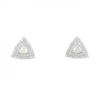 【新品】PT ダイヤモンド ピアス 0.50CT