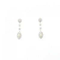 【新品】PT ダイヤモンド ピアス 0.70CT