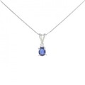 PT サファイヤ ネックレス 0.43CT