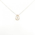 K10PG ダイヤモンド ネックレス 0.04CT
