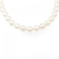 シルバークラスプ アコヤパール ネックレス 9-9.5mm