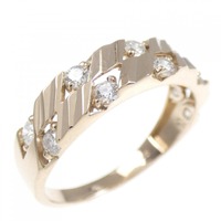 K18PG ダイヤモンド リング 0.45CT