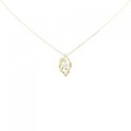 K18YG ダイヤモンド ネックレス 0.05CT