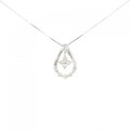 PT フラワー ダイヤモンド ネックレス 0.30CT