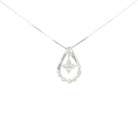PT フラワー ダイヤモンド ネックレス 0.30CT