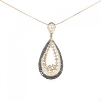 750PG/750BG/K18PG ダイヤモンド ネックレス 2.62CT