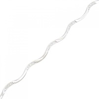 K18WG ダイヤモンド ブレスレット 0.32CT