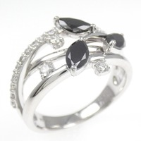 K18WG ダイヤモンド リング 0.77CT