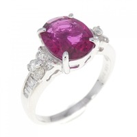 K18WG ルベライトトルマリン リング 1.55CT