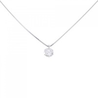 PT ソリティア ダイヤモンド ネックレス 0.700CT