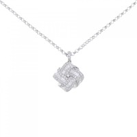 PT/K18WG ダイヤモンド ネックレス 1.00CT