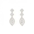 K18PG/K18WG ダイヤモンド ピアス 1.56CT