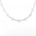 K18WG ダイヤモンド ネックレス 2.00CT