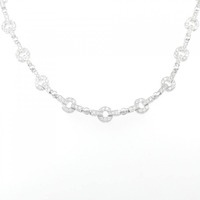 K18WG ダイヤモンド ネックレス 2.00CT