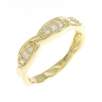 K18YG ダイヤモンド リング 0.22CT