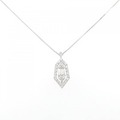 【新品】PT ダイヤモンド ネックレス 0.36CT