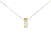 K18YG ダイヤモンド ネックレス 0.337CT E SI1 ファンシーカット