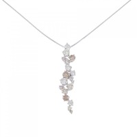 K18WG ダイヤモンド ネックレス 1.65CT