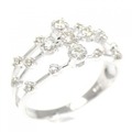 K18WG ダイヤモンド リング 0.20CT