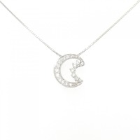 PT ムーン ダイヤモンド ネックレス 0.23CT